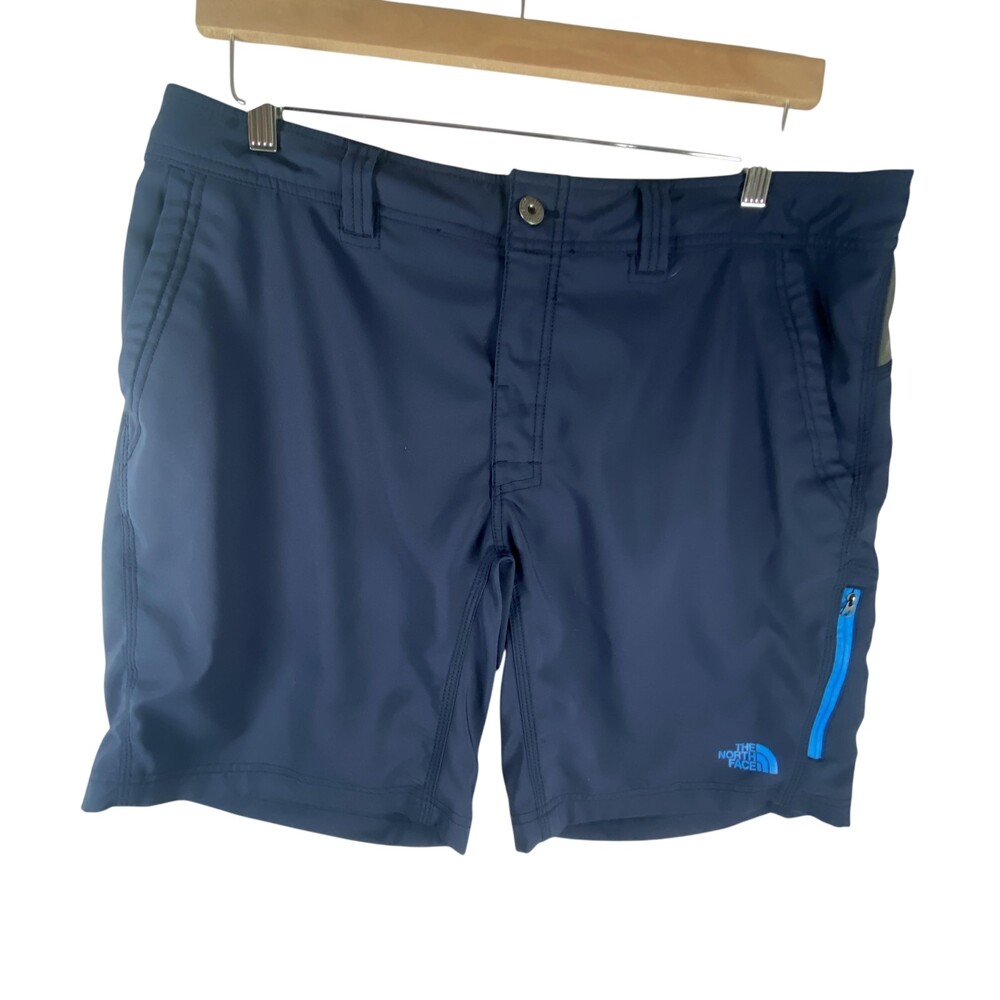 The North Face Chino Shorts Mens 38 Blue Stretch Quick Dry 9 Inseam CEZ8 Outdoor